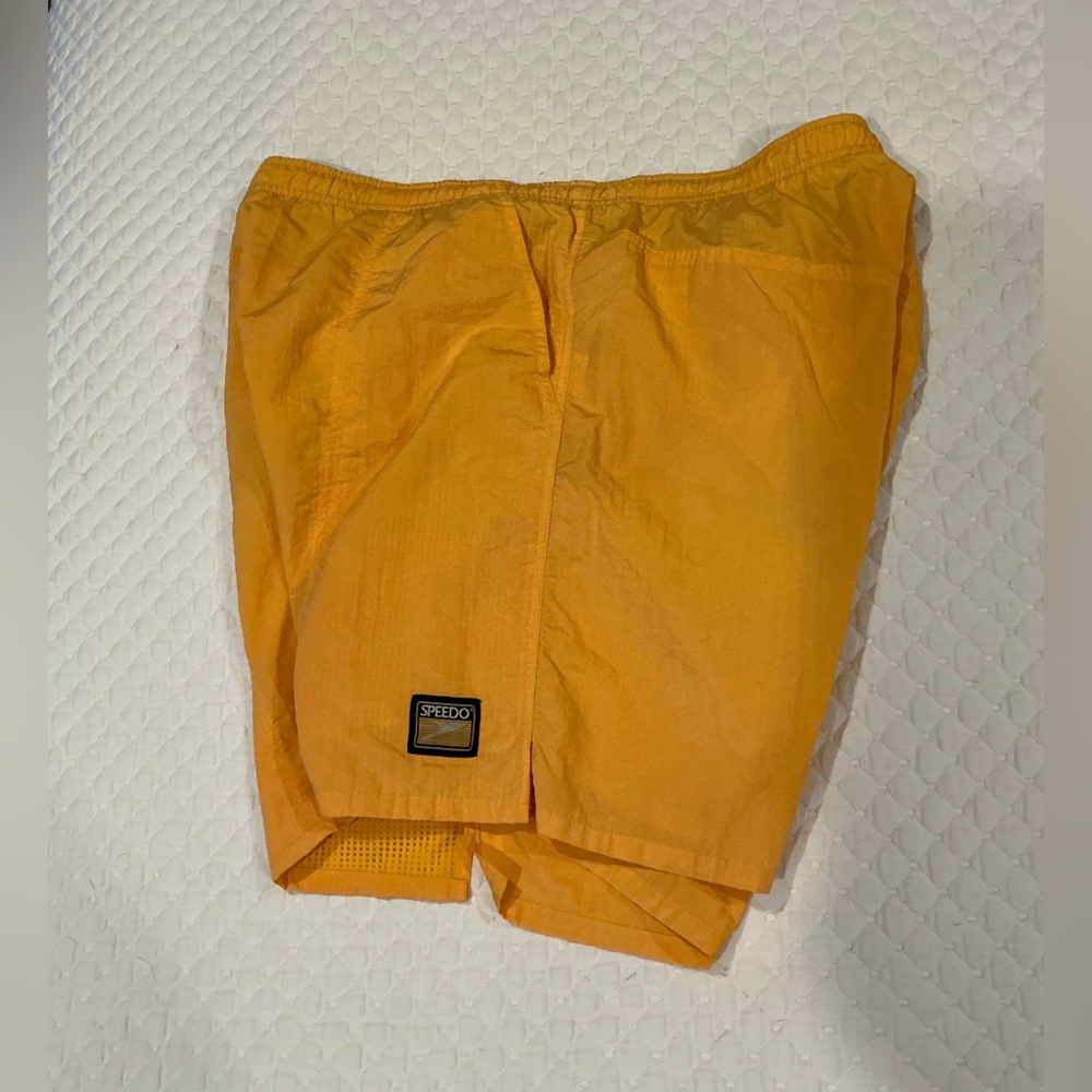 Speedo Men’s Yellow Orange Swim Trunks Board Shorts XL-XXL - Picture 5 of 11